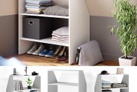 Praktische Wandregale Mansardenzimmer