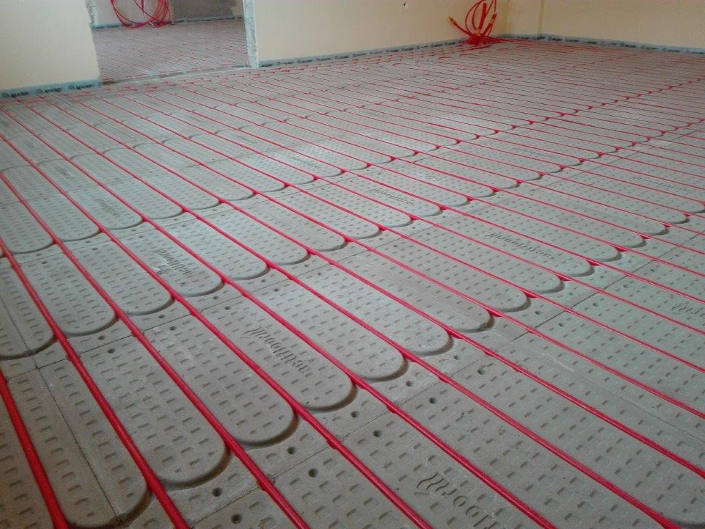 Fußbodenheizung Mansardenzimmer